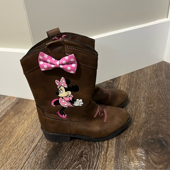 Disney Junior Minnie Mouse Girl's Kid's Cowboy
Western Style Boots Brown Size 6 - Picture 1 of 7